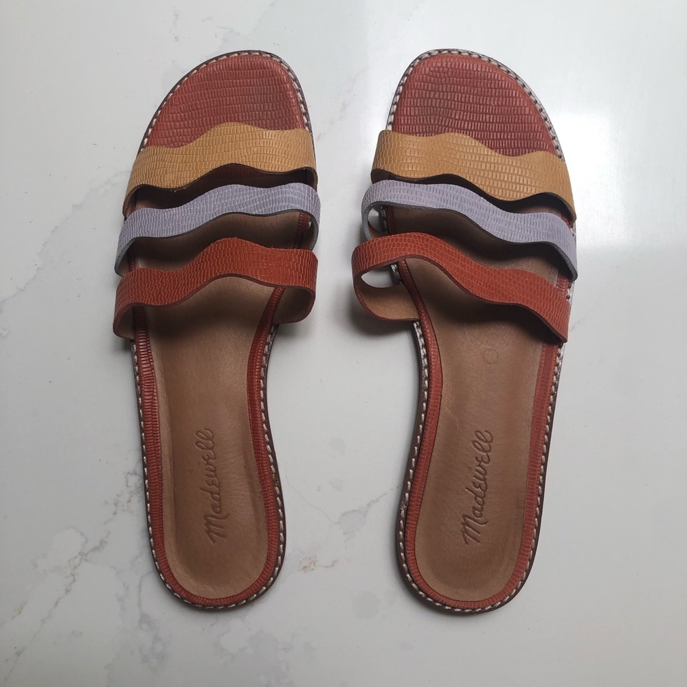 Madewell Multicolor The Wave Slide Sandals